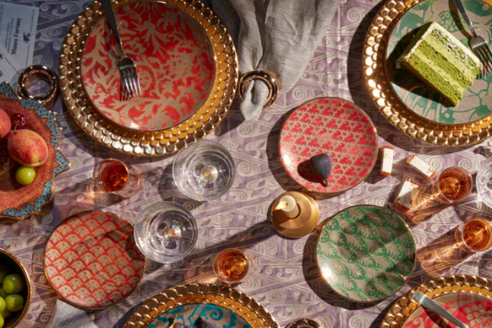 Les motifs iconiques de Fortuny pour L'OBJET