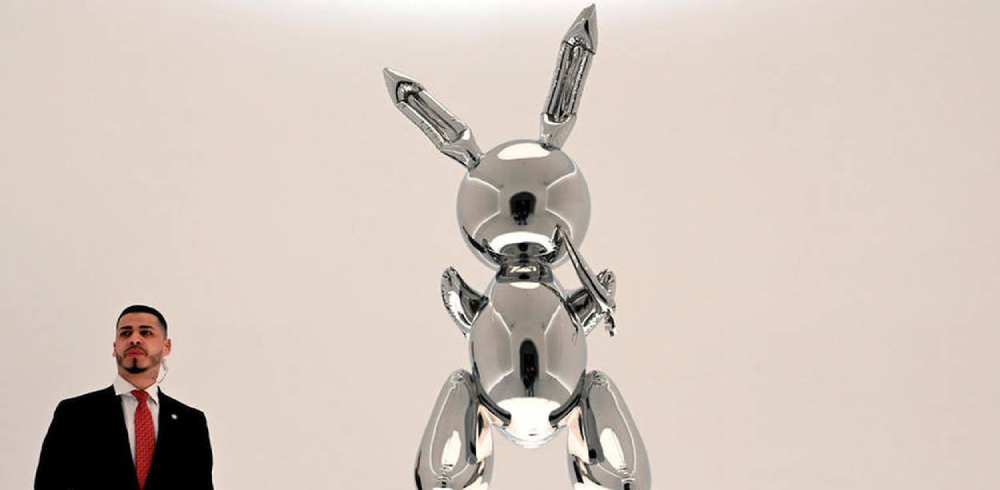 La sculpture "Rabbit" de Jeff Koons