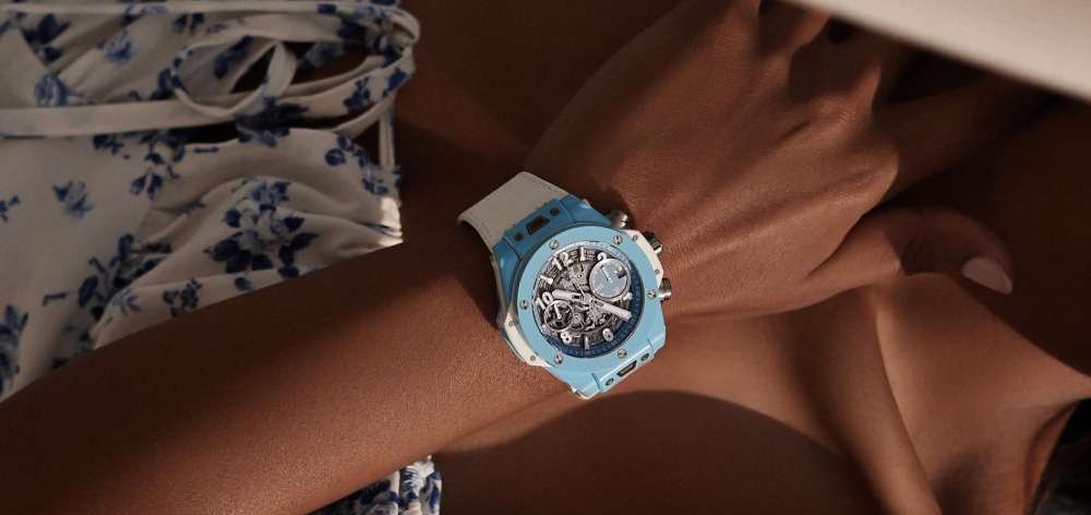 Hublot Big Bang Unico Sky Blue : la couleur de l'été