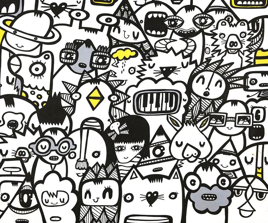Kev Munday « Our Clique of 1986 » : quand le street art devient un objet de luxe